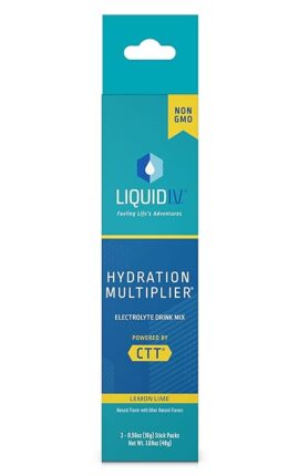 Liquid IV Lemon Lime Hydration Drink Mix 3 Count